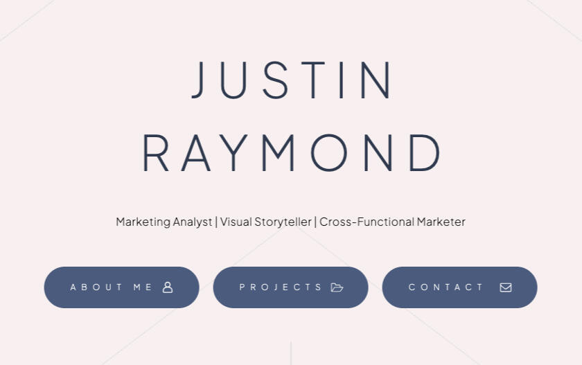 Justin Raymond | Data-Driven Marketing Strategist